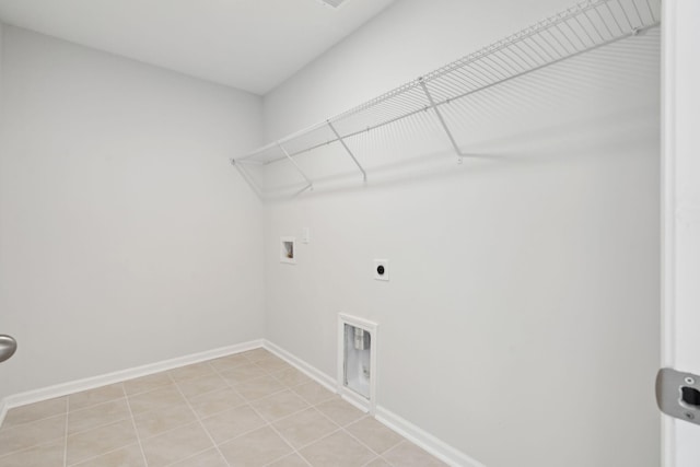 laundry room featuring hookup for a washing machine and electric dryer hookup