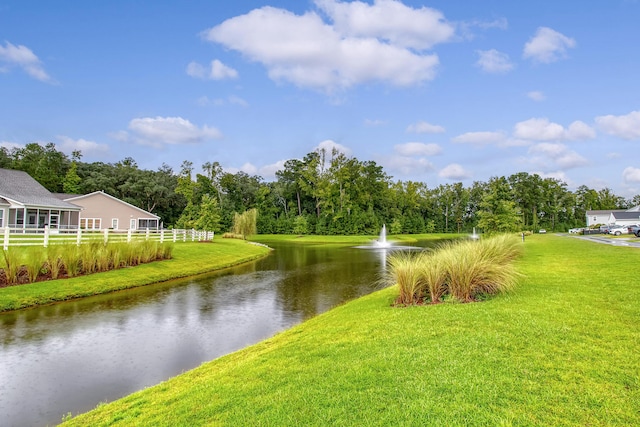 property view of water