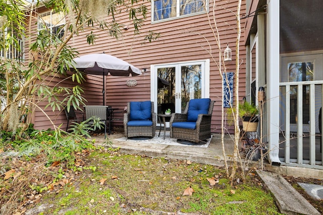 view of patio