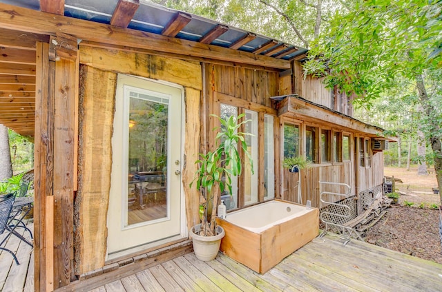 1373 Bridge St, Branchville, SC 29432 - view of wooden deck