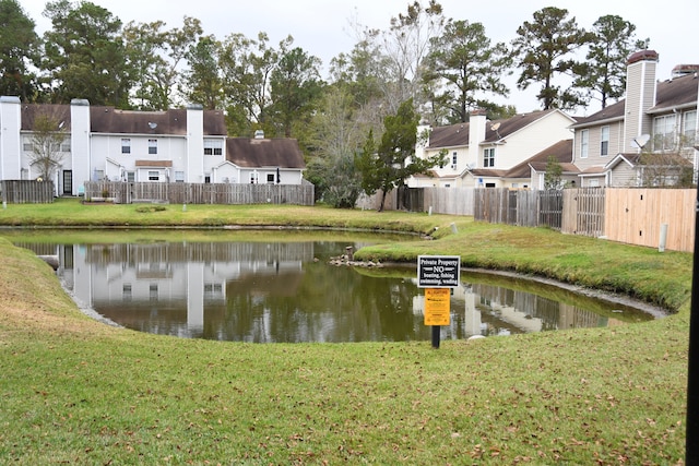 property view of water