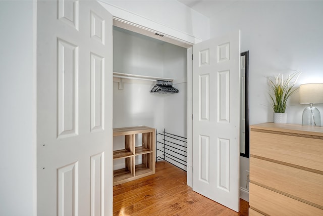 view of closet