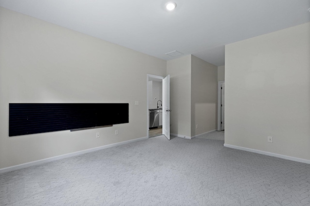 318 Bering Ln, Summerville, SC 29486 - interior space with baseboards and light carpet