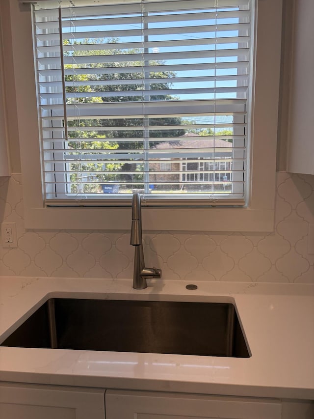 819 Burger St, Charleston, SC 29407 - detailed view of a sink and light stone counters