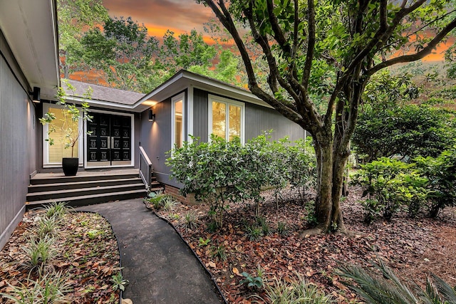 8 Pony Ln, Charleston, SC 29407 - view of exterior entry at dusk