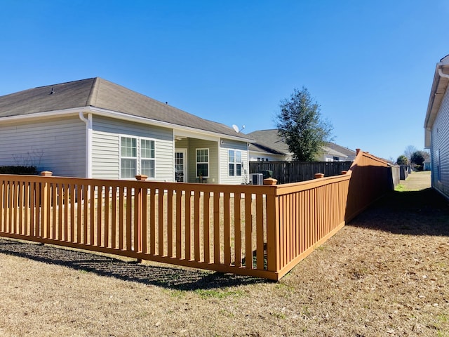 view of back of property