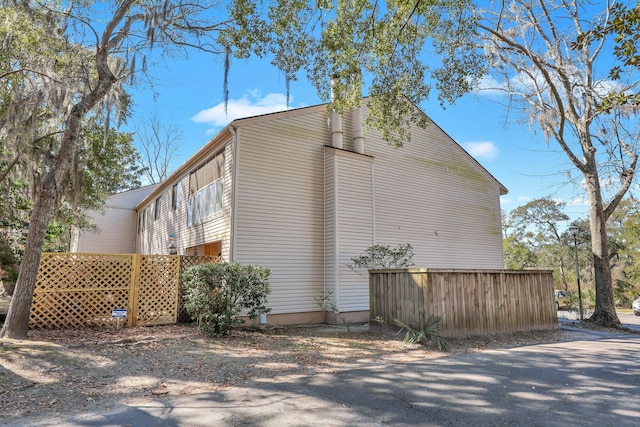 view of side of property