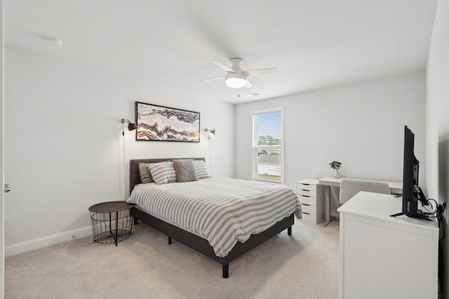 2267 Kemmerlin St, Johns Island, SC 29455 - bedroom with light carpet and ceiling fan