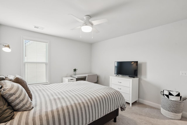 2267 Kemmerlin St, Johns Island, SC 29455 - bedroom featuring light carpet and ceiling fan
