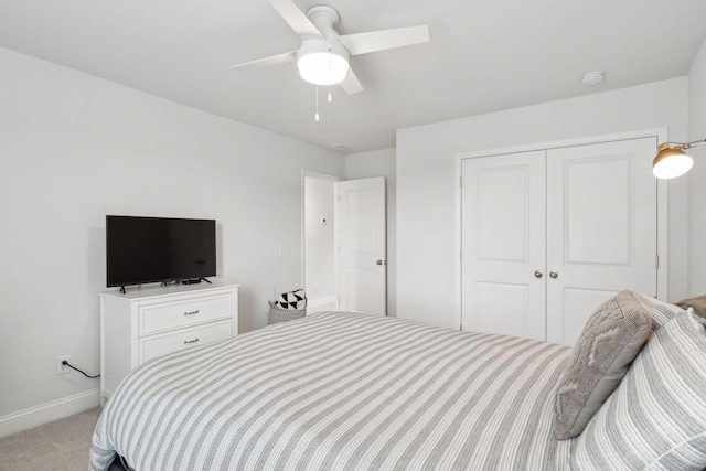 2267 Kemmerlin St, Johns Island, SC 29455 - carpeted bedroom with a closet and ceiling fan