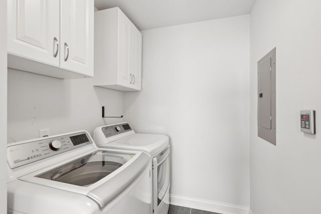 2267 Kemmerlin St, Johns Island, SC 29455 - washroom featuring washing machine and dryer, electric panel, and cabinet space