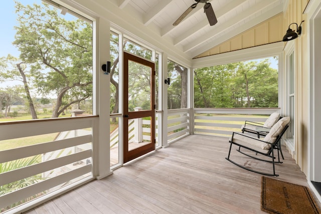 4855 Retriever Rd, Wadmalaw Island, SC 29487 - unfurnished sunroom with plenty of natural light, wood finished floors, and wood ceiling