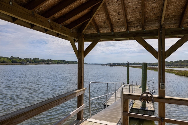 4855 Retriever Rd, Wadmalaw Island, SC 29487 - dock area with a water view