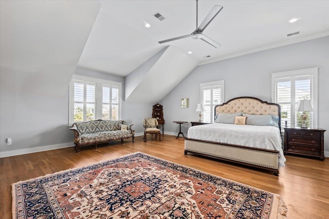 1962 Bellona St, Charleston, SC 29492 - bedroom featuring wood finished floors, visible vents, baseboards, and multiple windows