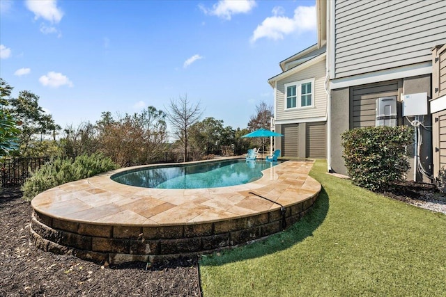 1962 Bellona St, Charleston, SC 29492 - pool with a yard, a patio, and fence