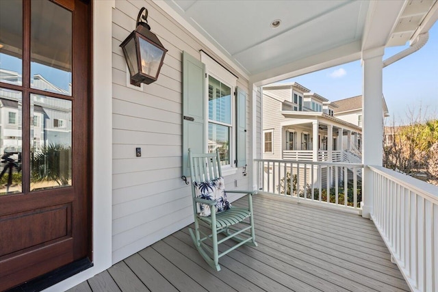 1962 Bellona St, Charleston, SC 29492 - wooden deck featuring a porch