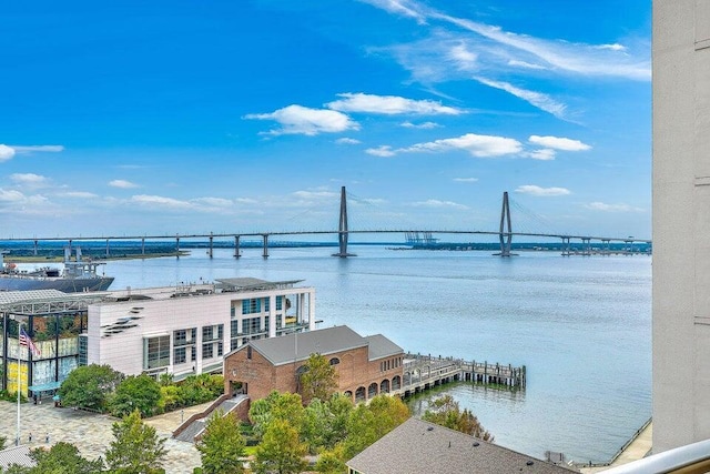 330 Concord St Unit 12C, Charleston, SC 29401 - water view featuring a notable bridge