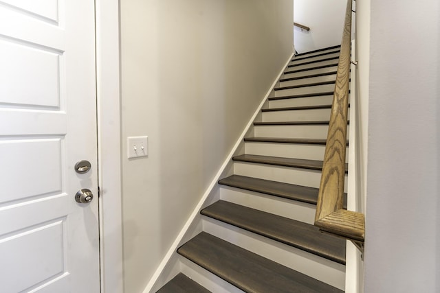 view of staircase