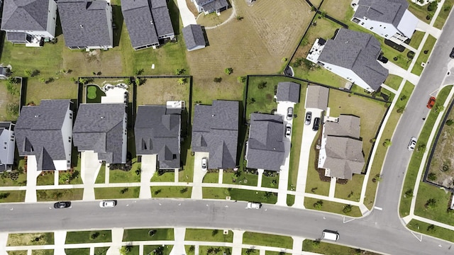 aerial perspective of suburban area