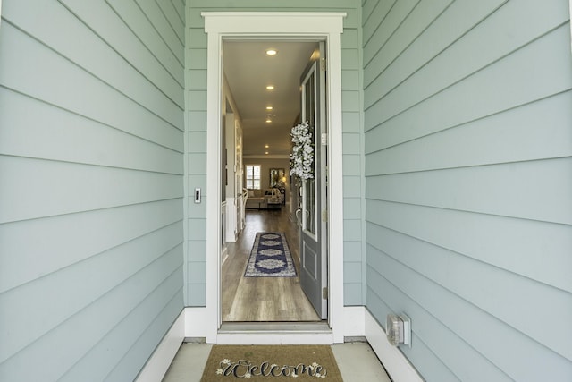view of property entrance