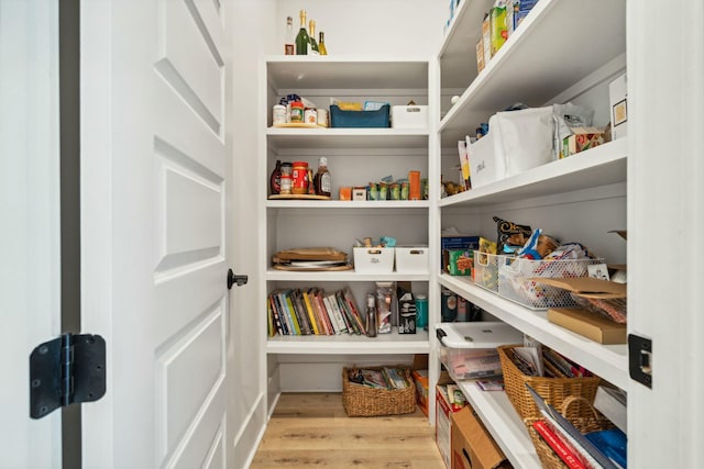 view of pantry