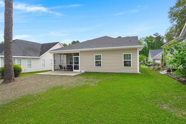 207 Brutus Ln, Summerville, SC 29485 - back of house featuring a patio area and a lawn