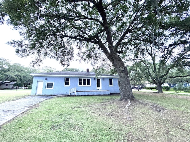 1871 Grimball Rd, Charleston, SC 29412 - ranch-style home with stucco siding and a front lawn