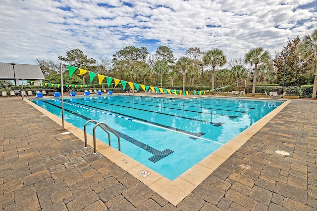 134 Etiwan Park St, Charleston, SC 29492 - community pool with view of scattered trees and a patio