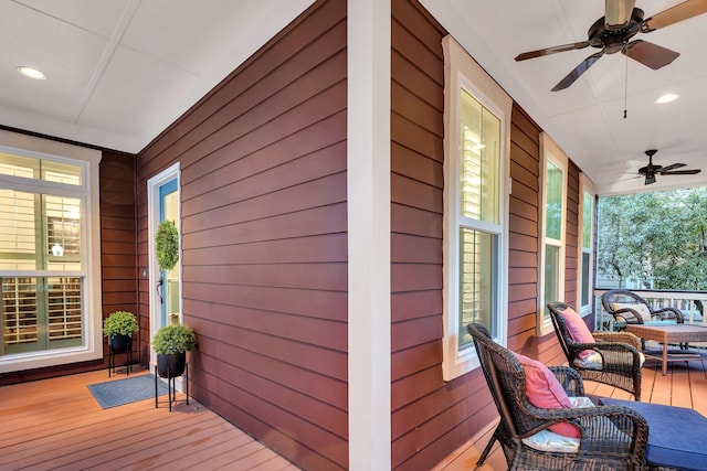 134 Etiwan Park St, Charleston, SC 29492 - porch with ceiling fan