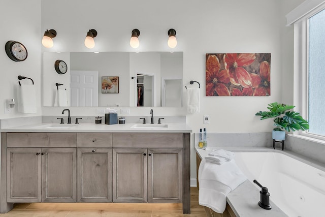 134 Etiwan Park St, Charleston, SC 29492 - full bathroom with double vanity and a whirlpool tub