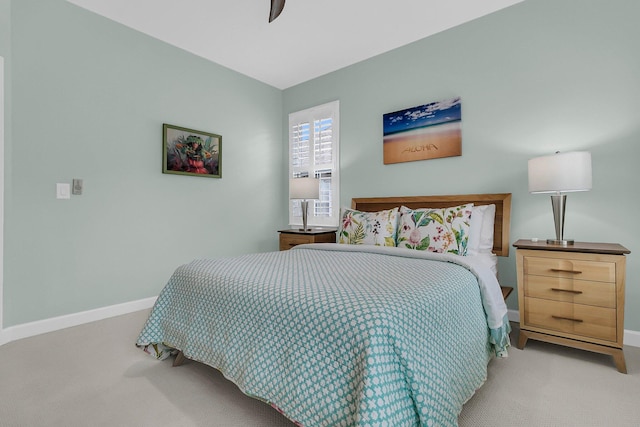 134 Etiwan Park St, Charleston, SC 29492 - bedroom with light carpet, baseboards, and ceiling fan