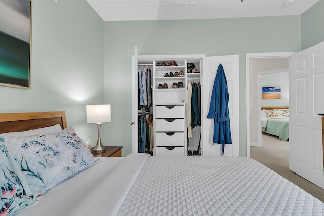 134 Etiwan Park St, Charleston, SC 29492 - bedroom with attic access, carpet, and a closet