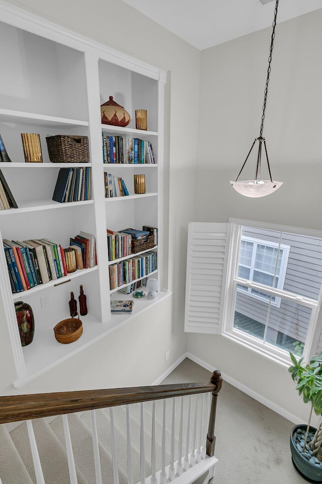 134 Etiwan Park St, Charleston, SC 29492 - stairway with carpet floors and baseboards
