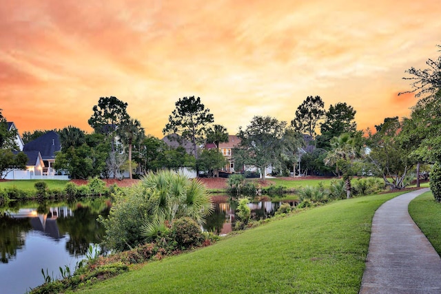 134 Etiwan Park St, Charleston, SC 29492 - view of home's community featuring a water view and a lawn