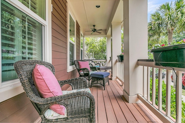 134 Etiwan Park St, Charleston, SC 29492 - porch with ceiling fan