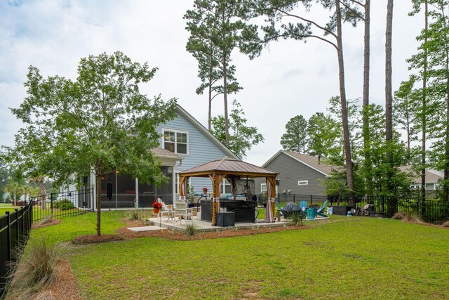 259 Camber Rd, Huger, SC 29450 - rear view of house featuring a gazebo and a patio area