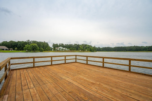 259 Camber Rd, Huger, SC 29450 - dock with a deck with water view and view of scattered trees