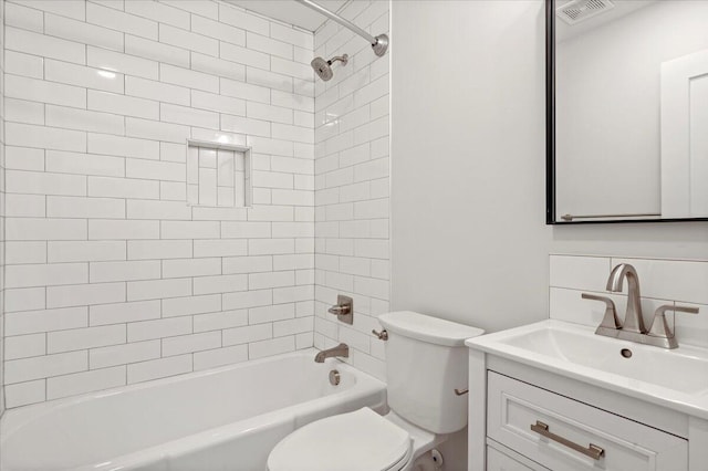 1430 E Montague Ave, North Charleston, SC 29405 - full bathroom featuring toilet, vanity, and shower / tub combination