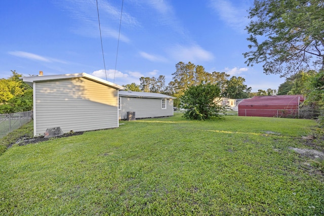 view of yard