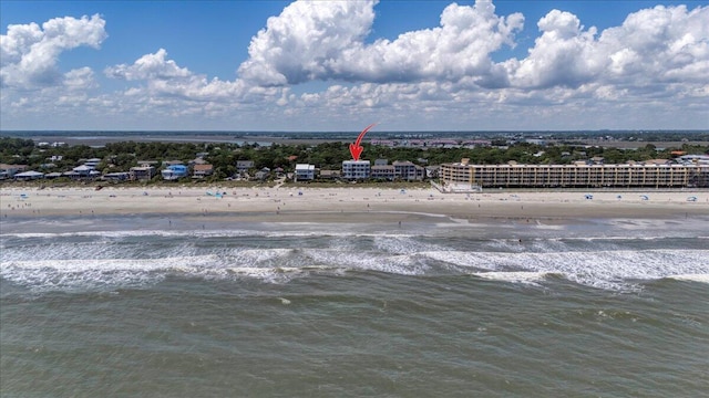 216 W Arctic Ave Unit 9, Folly Beach, SC 29439 - bird's eye view of unending shoreline