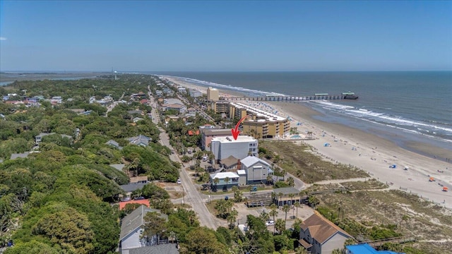 216 W Arctic Ave Unit 9, Folly Beach, SC 29439 - drone / aerial view of expansive beach