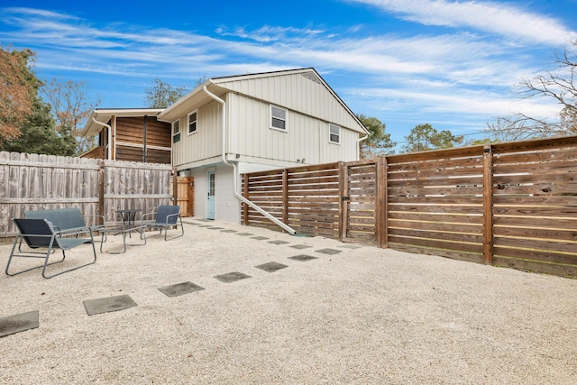 exterior space with a patio