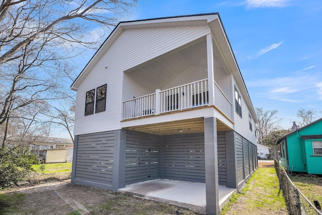 exterior space with a patio area