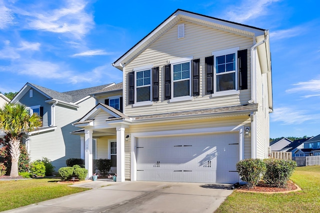108 Glenspring Dr, Summerville, SC 29486 - traditional home with a garage, driveway, and a front yard