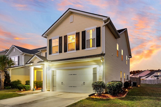 108 Glenspring Dr, Summerville, SC 29486 - traditional home with a garage and concrete driveway