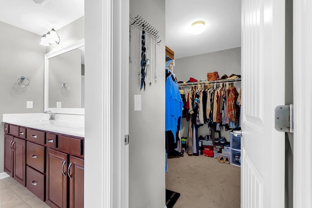 108 Glenspring Dr, Summerville, SC 29486 - spacious closet featuring a sink and light carpet