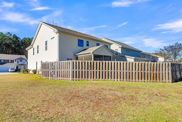 108 Glenspring Dr, Summerville, SC 29486 - back of property with a sunroom