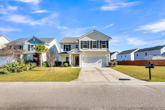 108 Glenspring Dr, Summerville, SC 29486 - traditional home with a garage, driveway, and a residential view