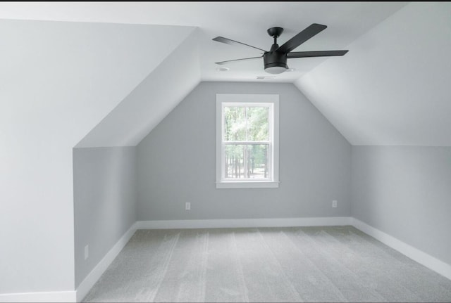 74 Longleaf Dr, Walterboro, SC 29488 - bonus room with ceiling fan, light colored carpet, baseboards, and lofted ceiling