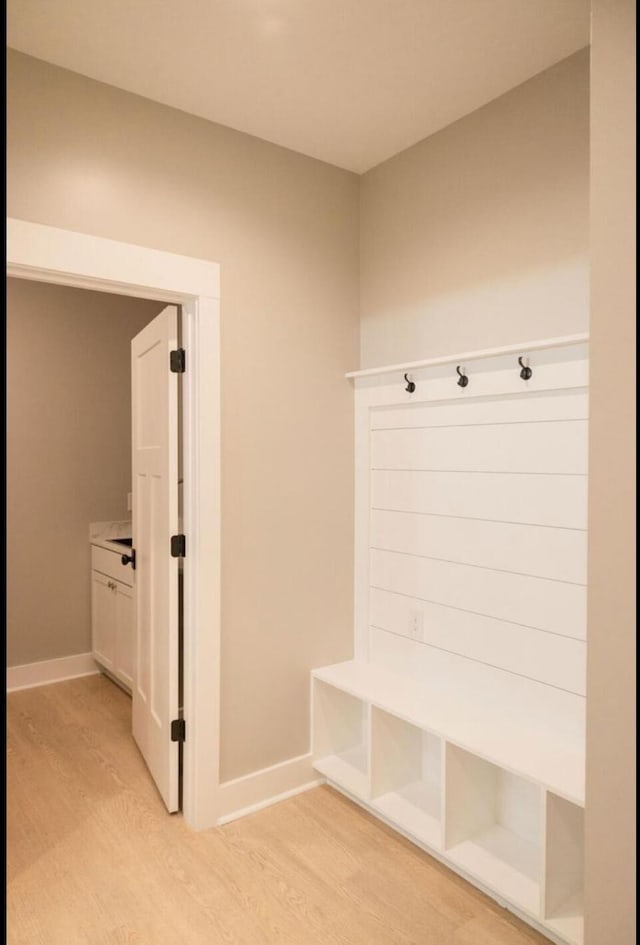 74 Longleaf Dr, Walterboro, SC 29488 - mudroom featuring light wood-type flooring and baseboards